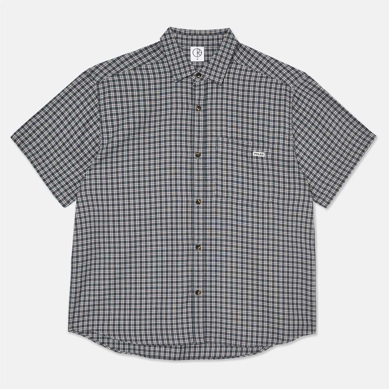 Polar Skate Co. - Mitchell Short Sleeve Shirt - Petrol / Bordeaux