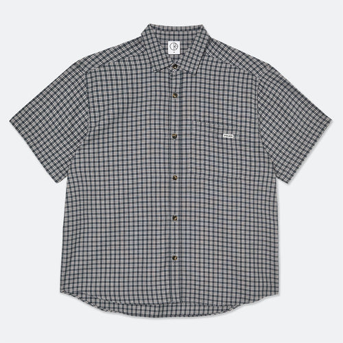 Polar Skate Co. - Mitchell Short Sleeve Shirt - Petrol / Bordeaux