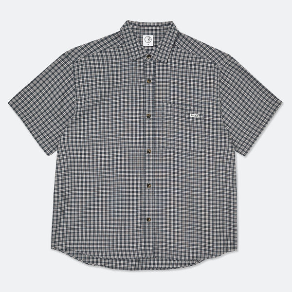 Polar Skate Co. - Mitchell Short Sleeve Shirt - Petrol / Bordeaux