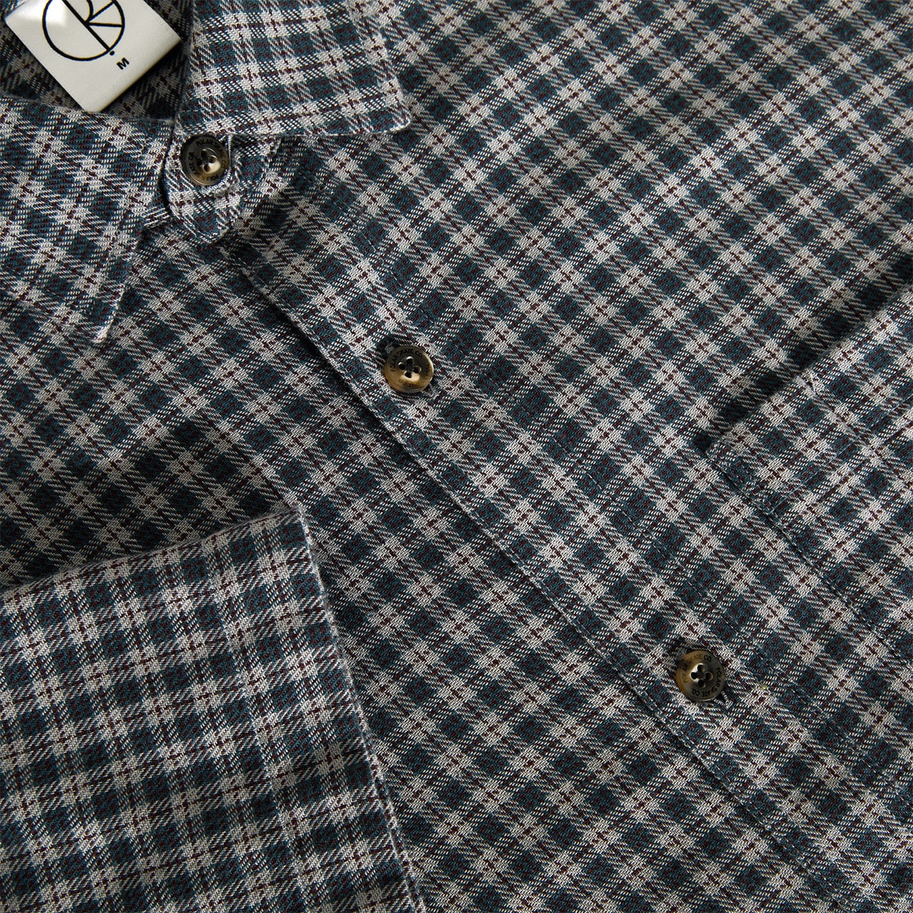 Polar Skate Co. - Mitchell Short Sleeve Shirt - Petrol / Bordeaux