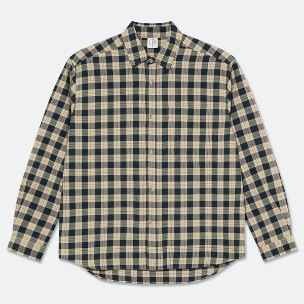 Polar Skate Co. - Mitchell Long Sleeve Shirt - Teal / Butter