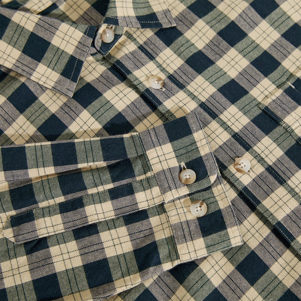 Polar Skate Co. - Mitchell Long Sleeve Shirt - Teal / Butter