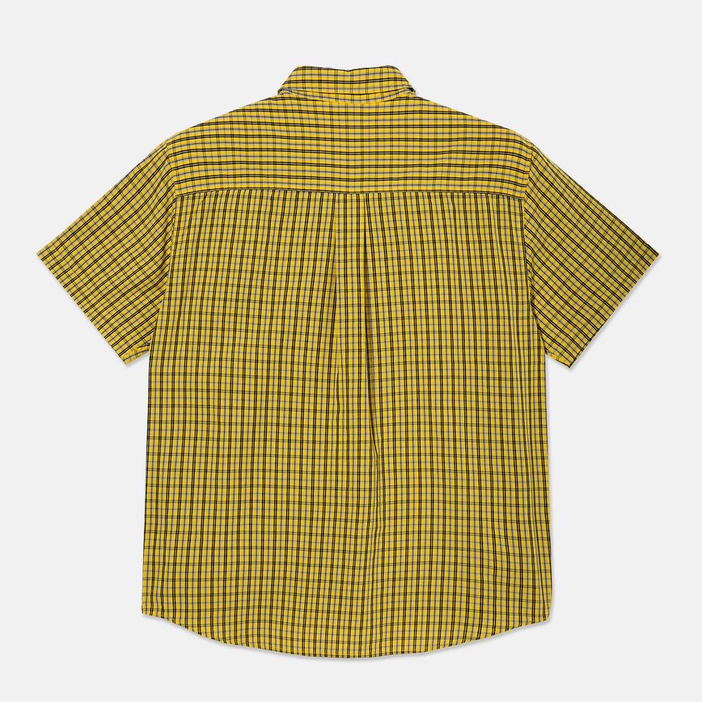 Polar Skate Co. - Mitchell Short Sleeve Shirt - Lemon / Black