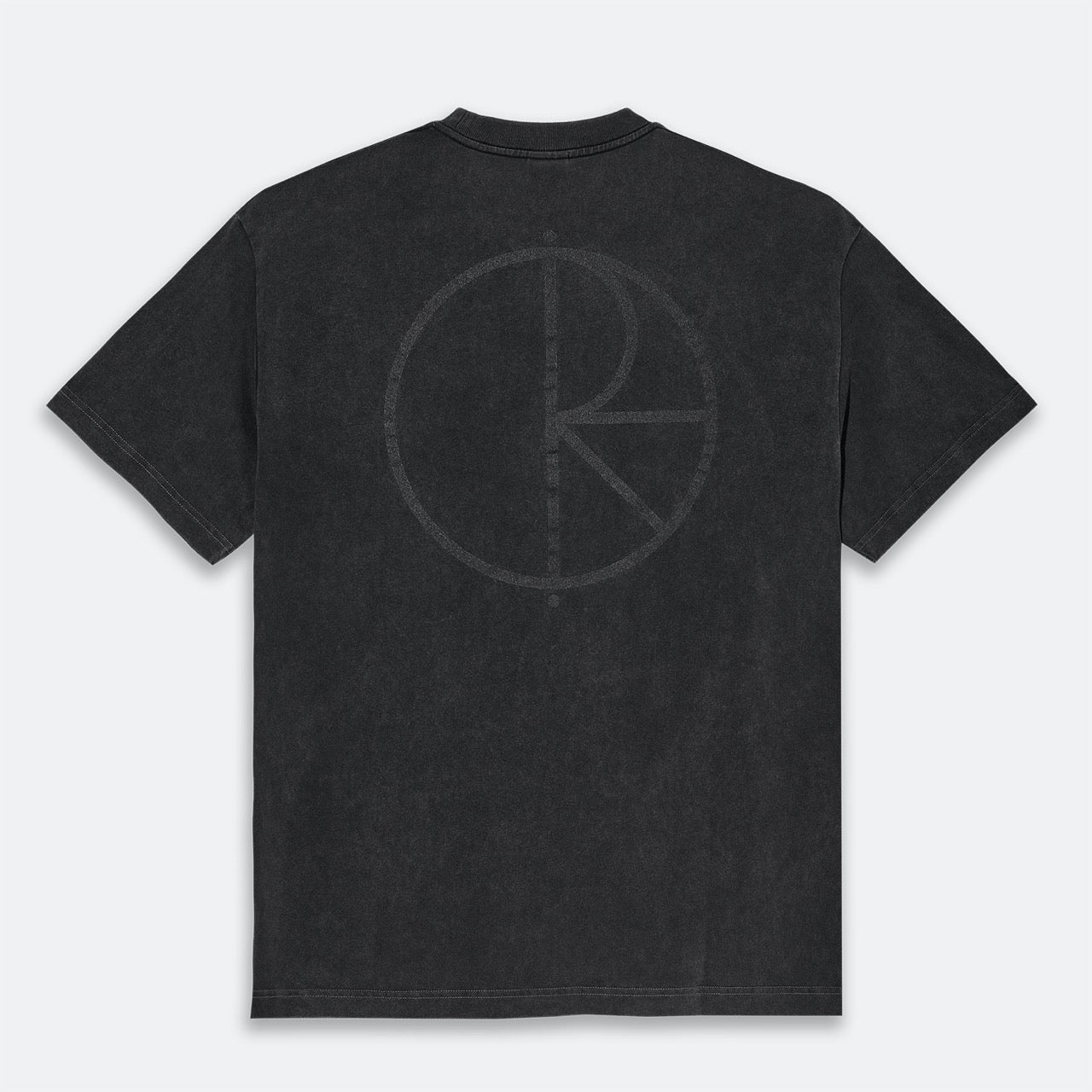 Polar Skate Co. - Contrast Stroke Logo T-Shirt - Silver Black / Black