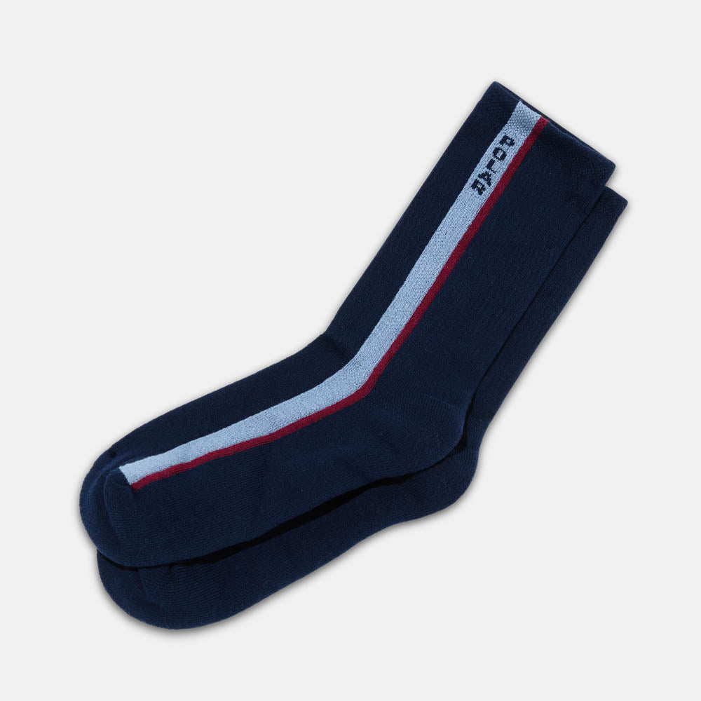 Polar Skate Co. - Business Socks - Side Stripe Navy