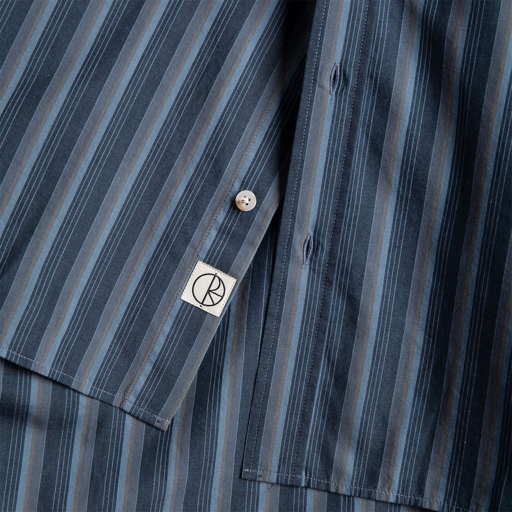 Polar Skate Co. - Ben Longsleeve Shirt - Blue Stripe
