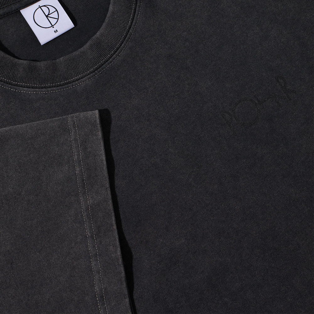 Polar Skate Co. - Contrast Stroke T-Shirt - Silver Black / Black