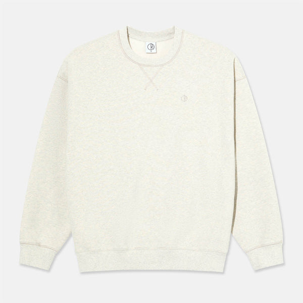 Polar Skate Co. - Frankie Crewneck Sweatshirt - Ivory Grey Melange