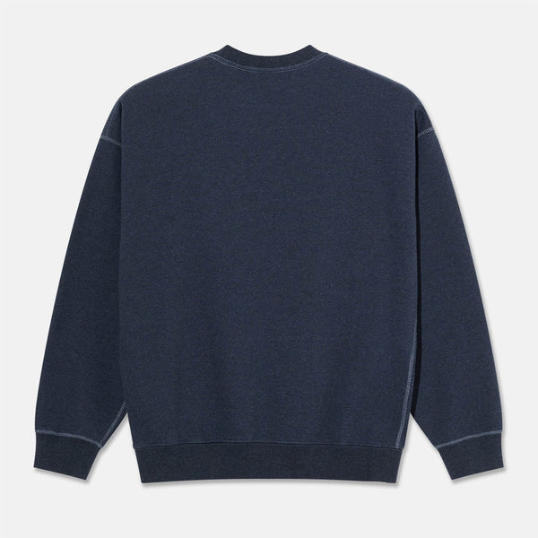 Polar Skate Co. - Frankie Crewneck Sweatshirt - Navy Melange