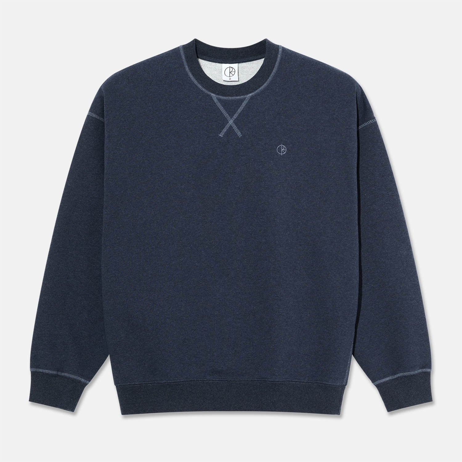 Polar Skate Co. - Frankie Crewneck Sweatshirt - Navy Melange