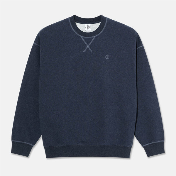 Polar Skate Co. - Frankie Crewneck Sweatshirt - Navy Melange