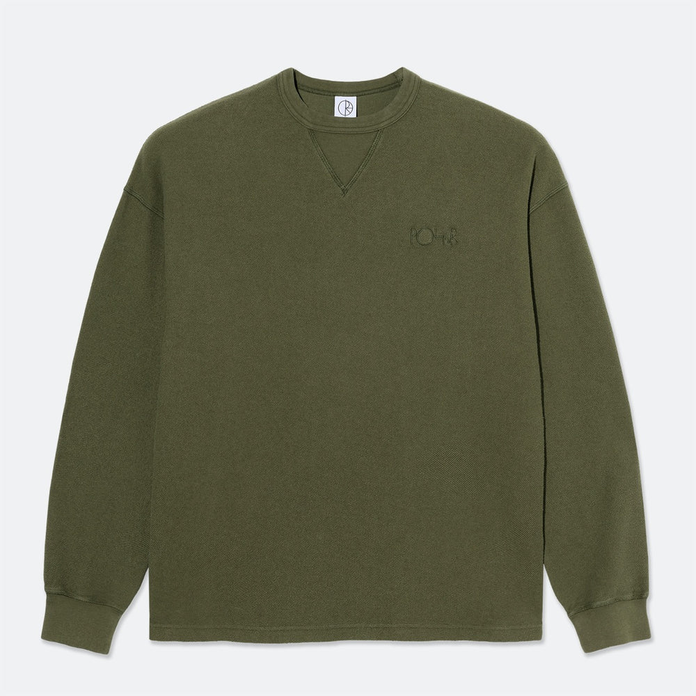 Polar Skate Co. - Reversed Sweatshirt - Army Green