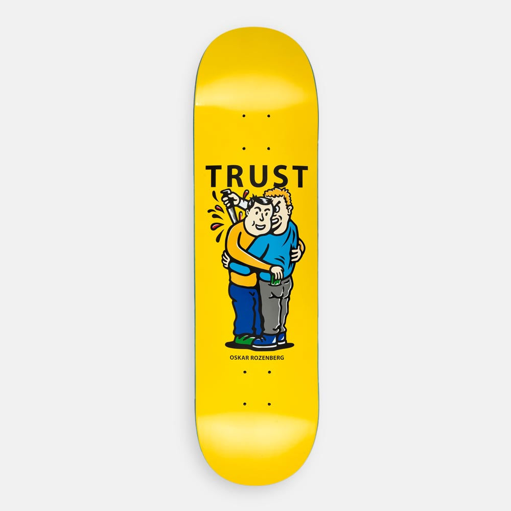 Polar Skate Co. - 8.375" Oskar Rozenberg Trust Skateboard Deck (Yellow)