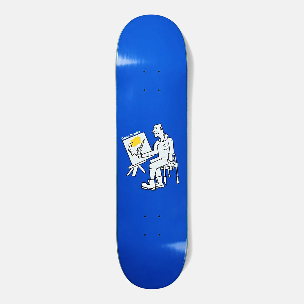 Polar Skate Co. - 7.875" Dane Brady Painter Skateboard Deck - Blue