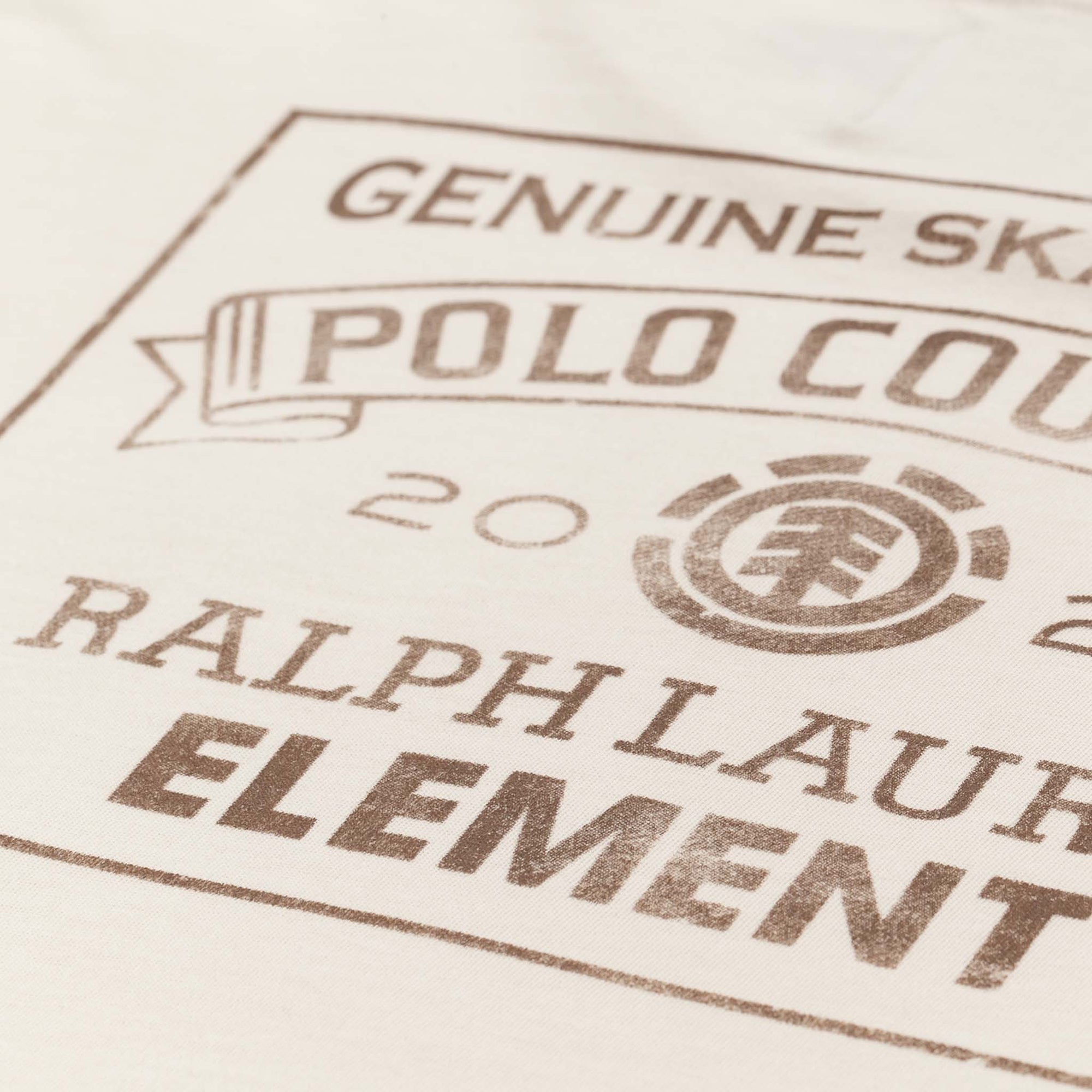 Element Skateboards - Polo Ralph Lauren T-Shirt - Natural