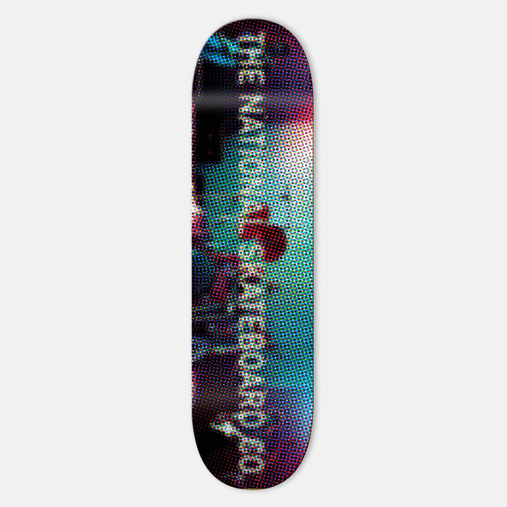 The National Skateboard Co. - 8.125" Pompeii Halftone Skateboard Deck (Square Shape)