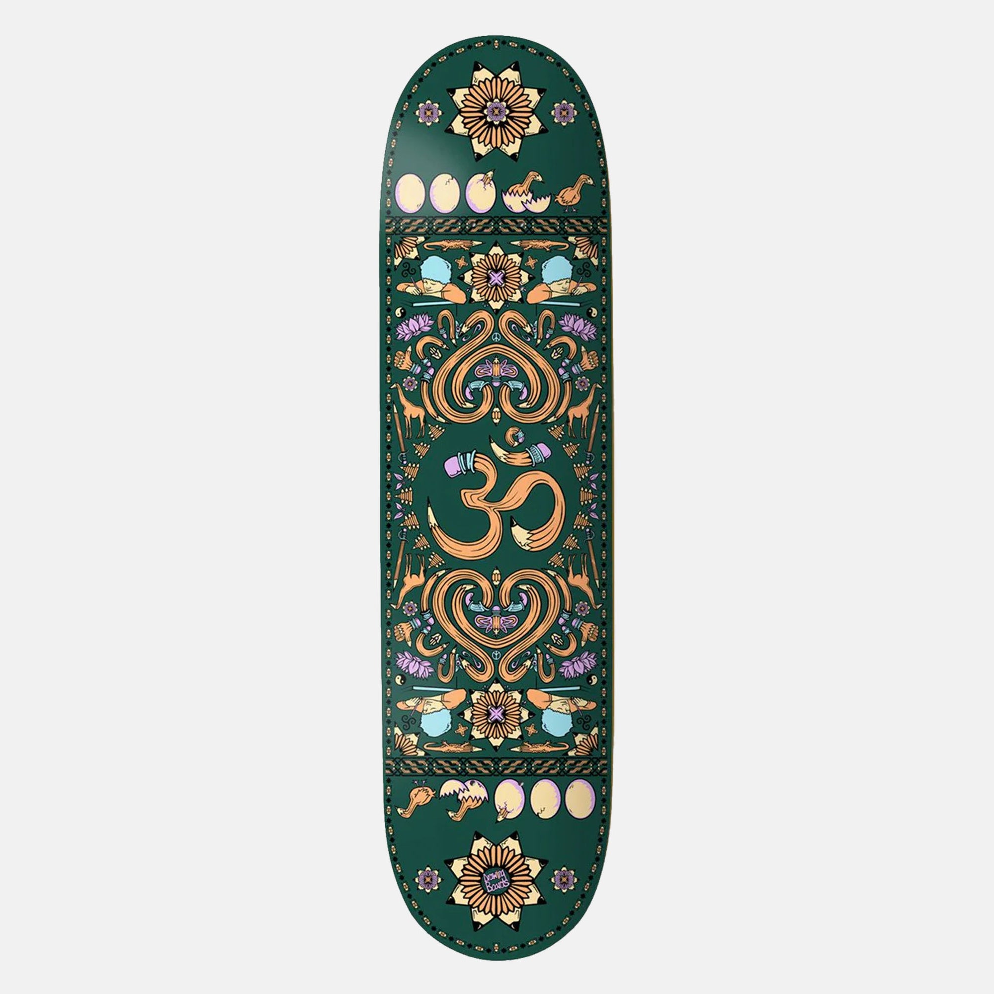The Drawing Boards - 8.25" Positive Symbols (OM) Skateboard Deck