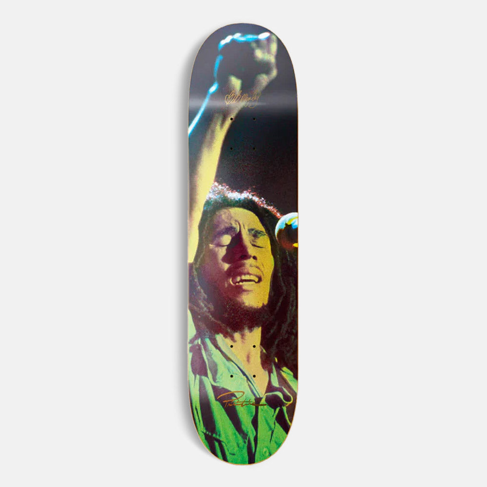 Primitive Skateboarding - 8.125" Stand Up Bob Marley Skateboard Deck