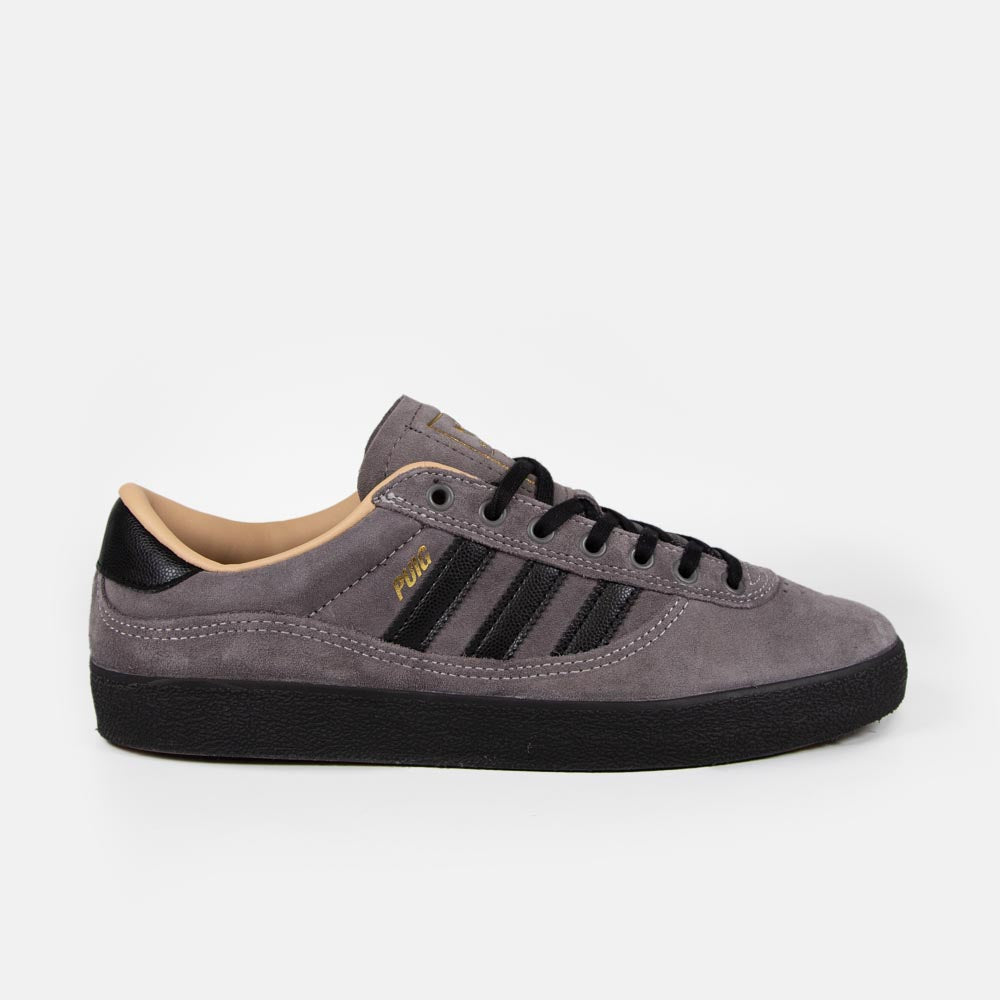 Adidas Skateboarding - Puig Indoor Shoes - Grey / Black