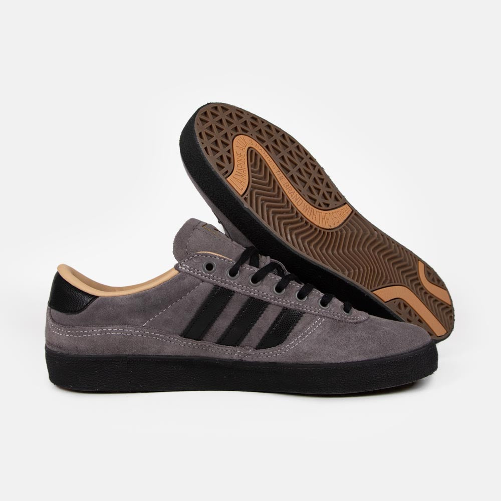 Adidas Skateboarding - Puig Indoor Shoes - Grey / Black