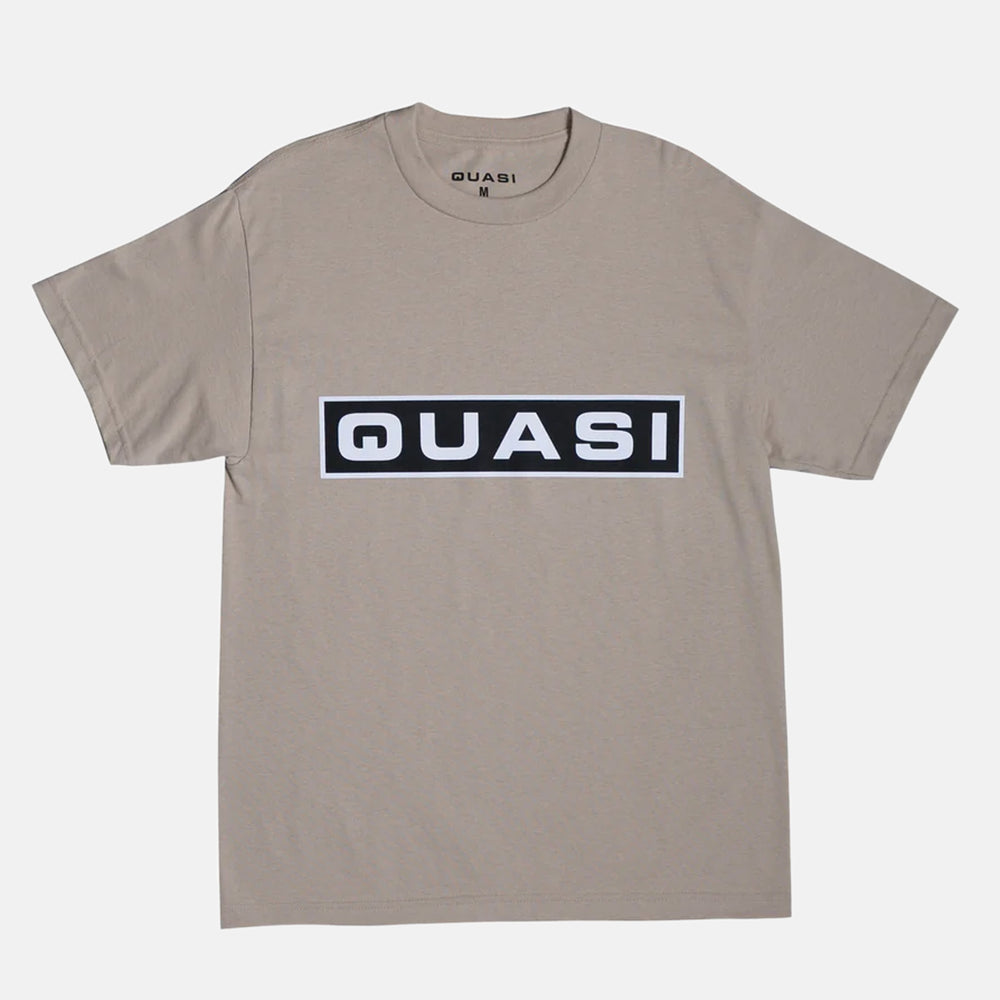 Quasi Skateboards - Bar Logo T-Shirt - Sand