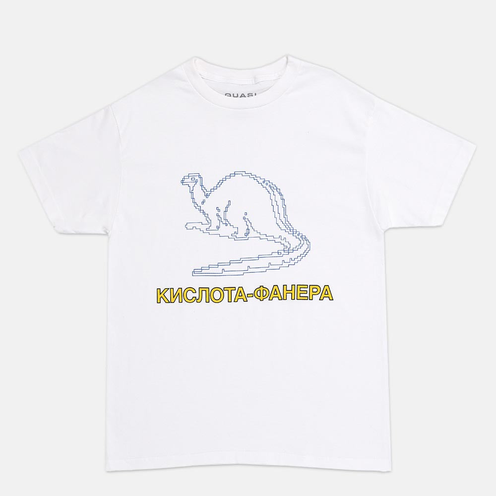 Quasi Skateboards - Dinosaur T-Shirt - White