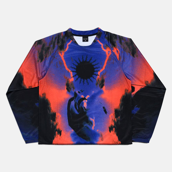 Quasi Skateboards - Powerband Raglan Longsleeve Jersey - Sunset