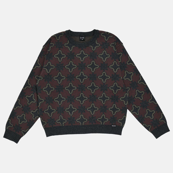 Quasi Skateboards - Linkage Knitted Sweater - Umber