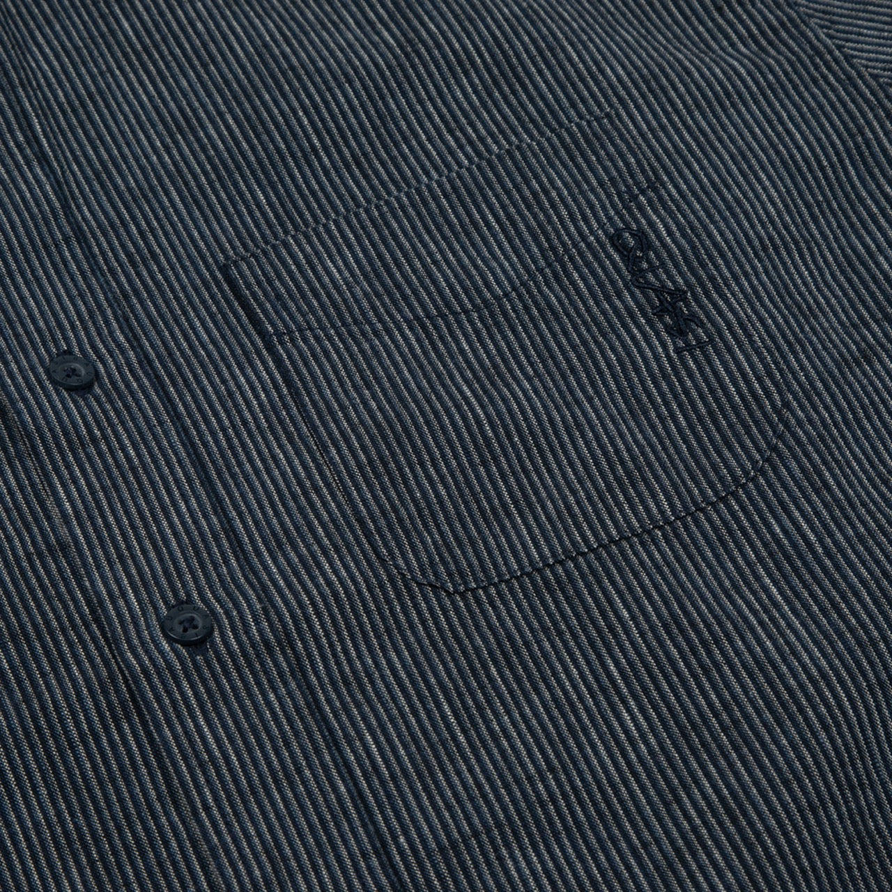 Quasi Skateboards - Kalvin Short Sleeve Button Up Shirt - Navy