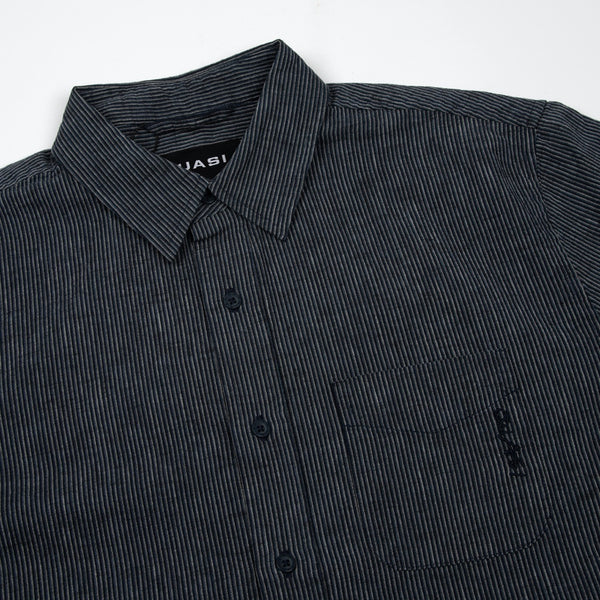 Quasi Skateboards - Kalvin Short Sleeve Button Up Shirt - Navy