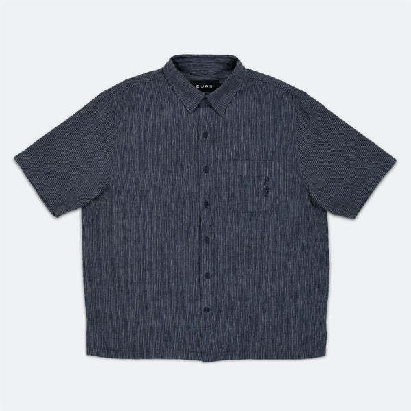 Quasi Skateboards - Kalvin Short Sleeve Button Up Shirt - Navy