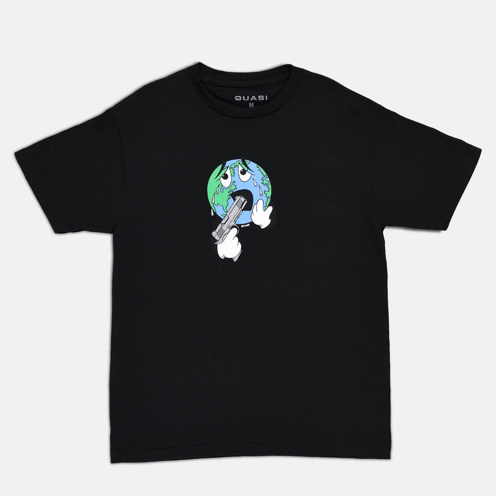 Quasi Skateboards - Small World T-Shirt - Black