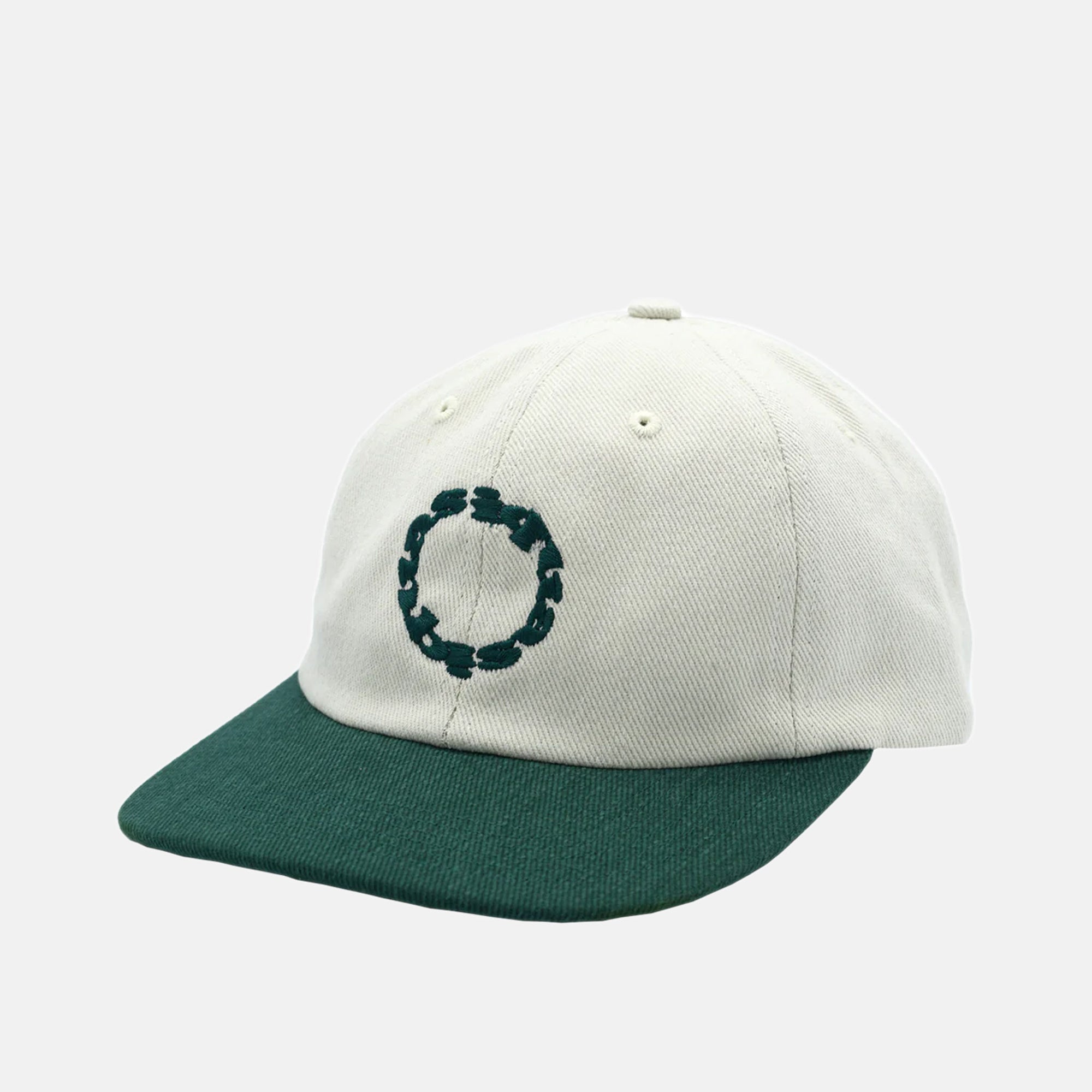 Quasi Skateboards - Trax 6-Panel Cap - Ivory / Forest