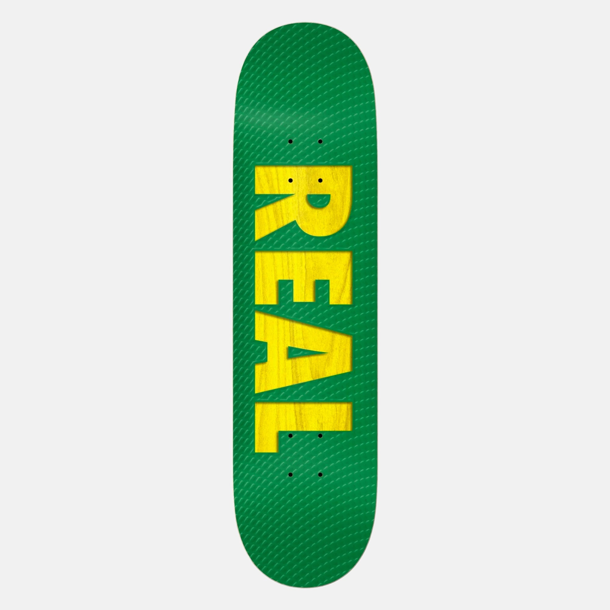 REAL SKATEBOARDS - 8.38" BOLD SERIES SKATEBOARD DECK - GREEN