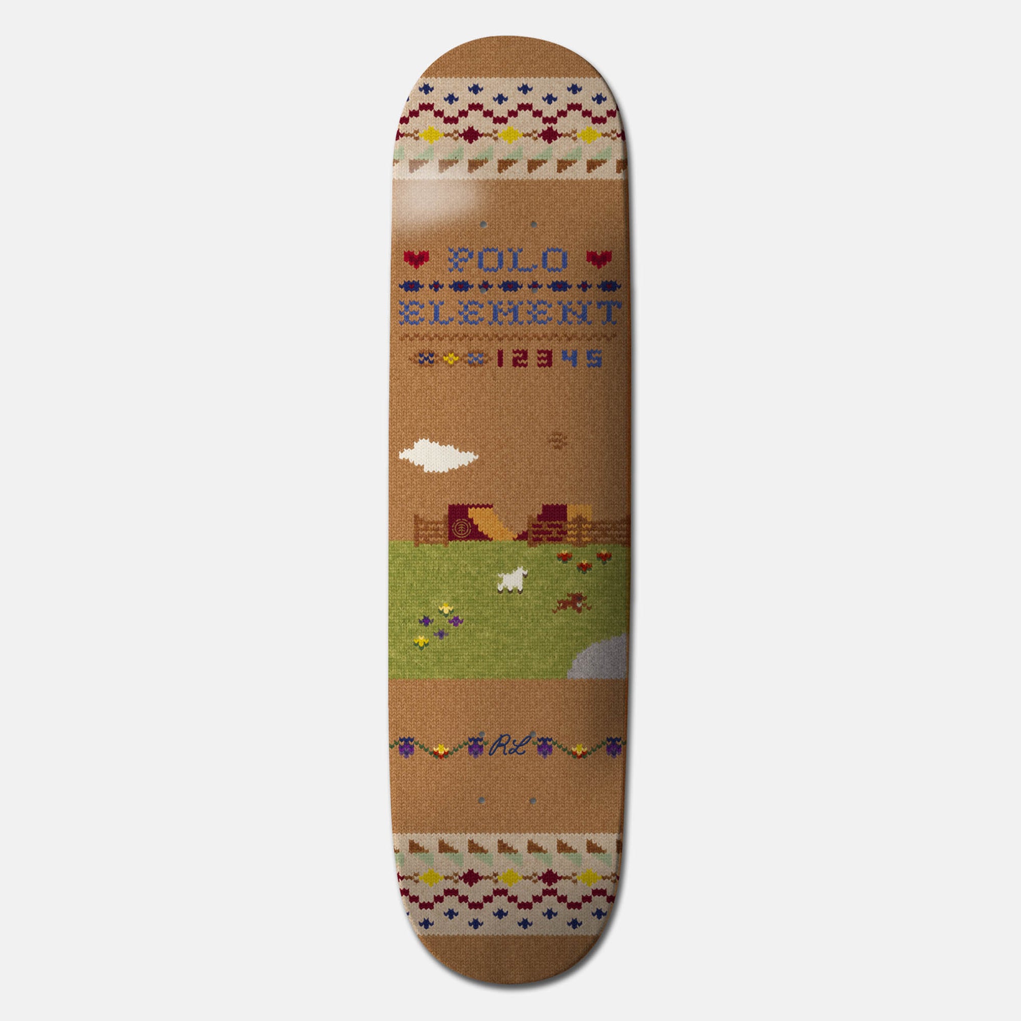 Element Skateboarding - 8.5" Polo Ralph Lauren Ranch Ramp Skateboard Deck