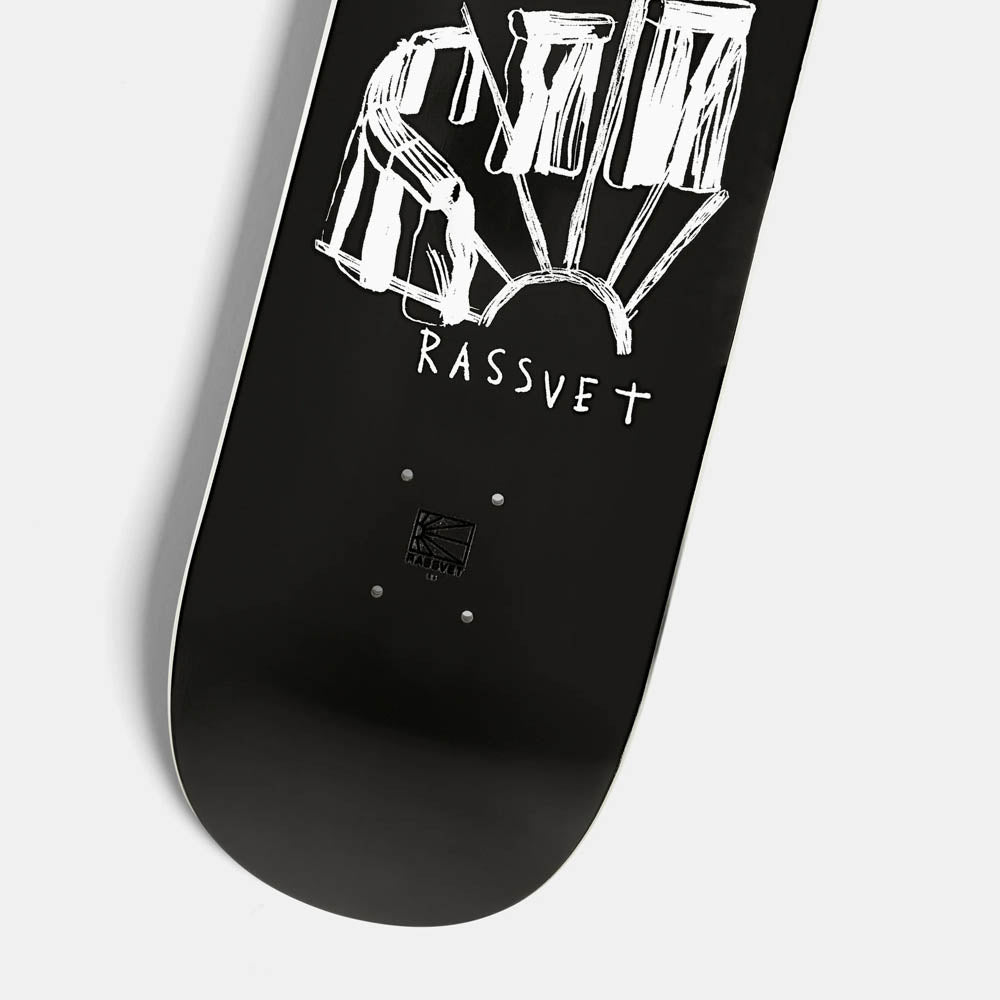 Rassvet (Paccbet) - 8.5" Rock Solid Skateboard Deck - Black