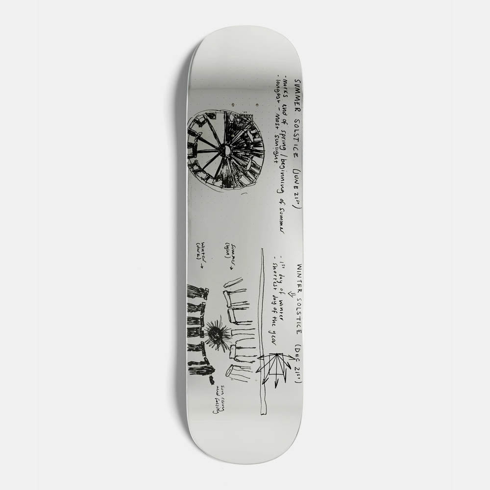 Rassvet (Paccbet) - 8.25" Rock Solid Skateboard Deck - Grey
