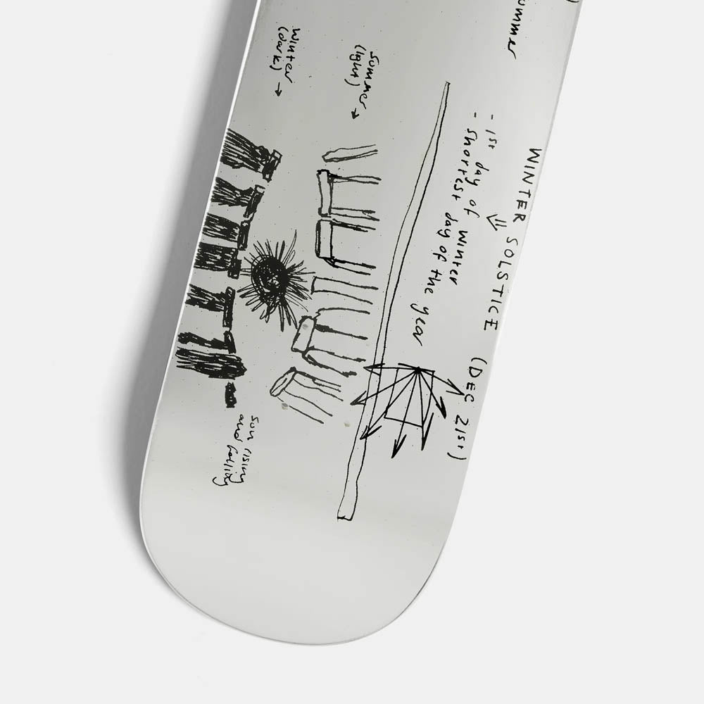Rassvet (Paccbet) - 8.25" Rock Solid Skateboard Deck - Grey