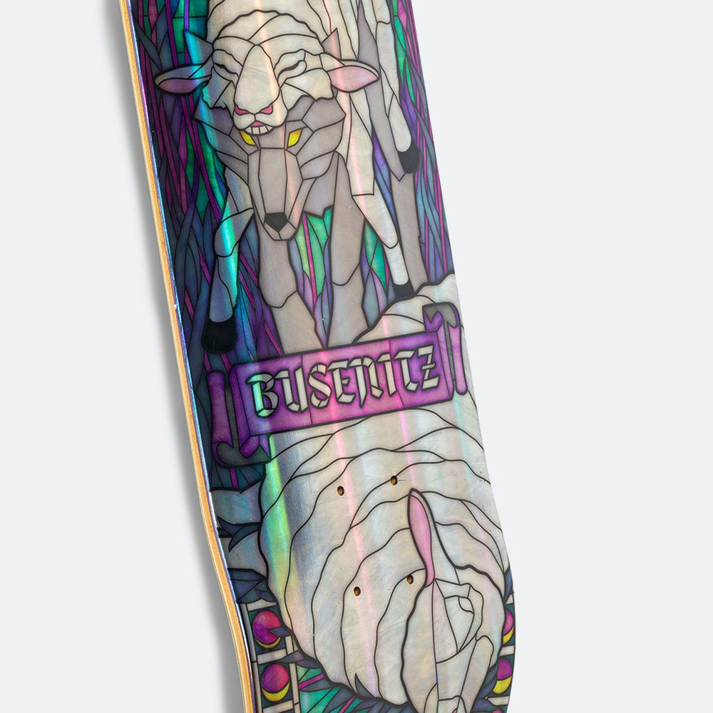 Real Skateboards - Dennis Busenitz 8.38" Cathedral Skateboard Deck - Holographic