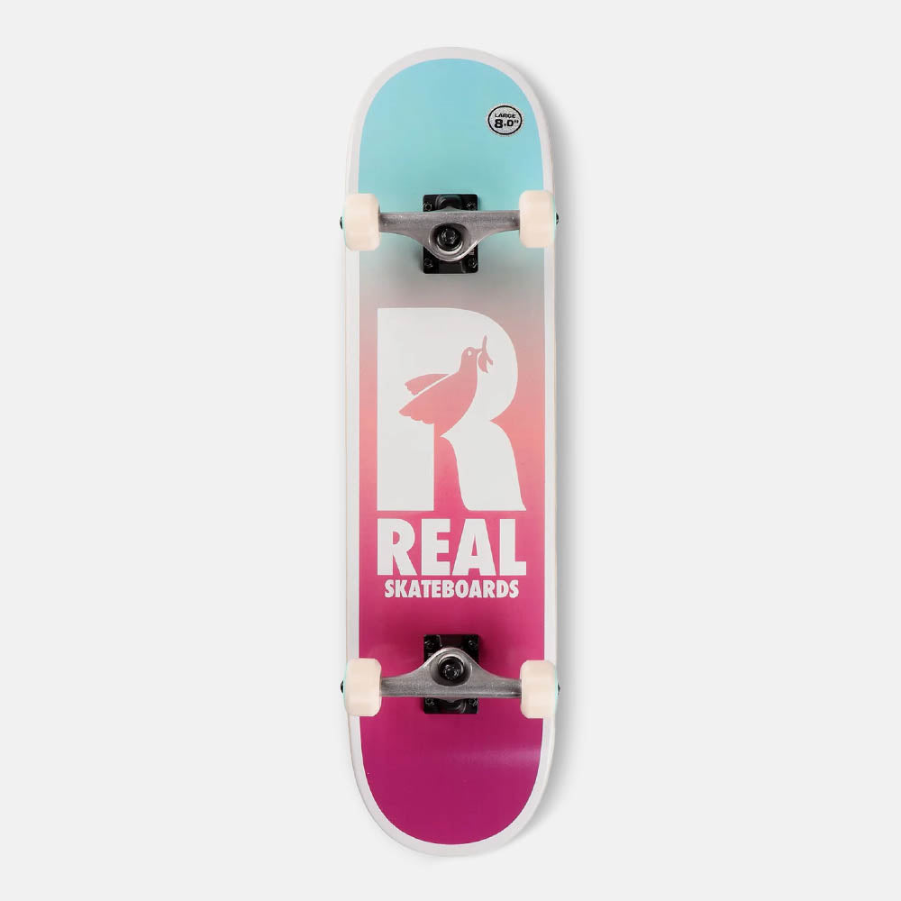 Real Skateboards - 8.0" Be Free Fade Complete Skateboard - Multi