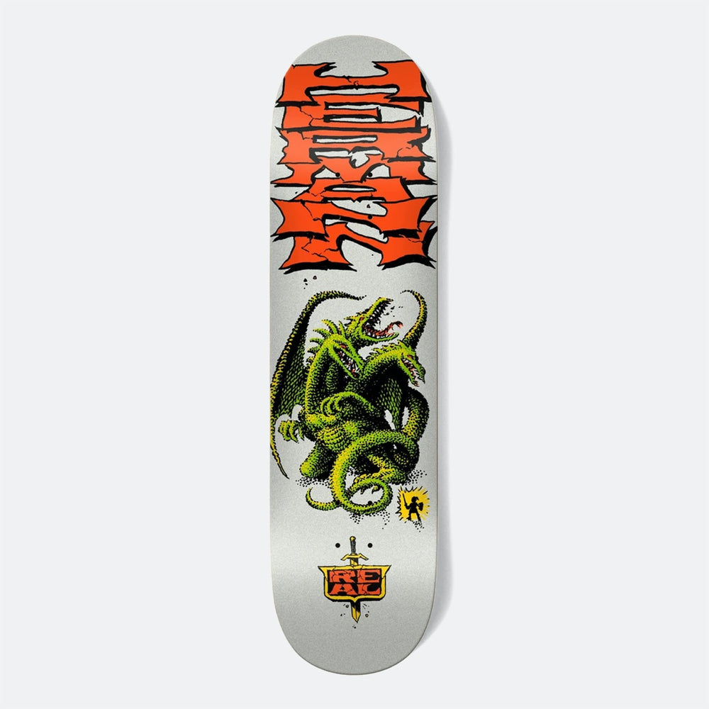 Real Skateboards - 8.5" Hermann Dragon Slayer Deck - Green