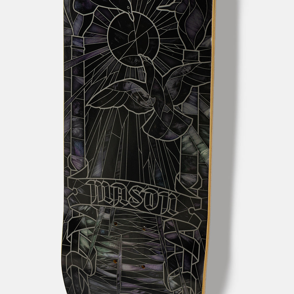 Real Skateboards - 8.25" Mason Silva Black Sun Cathedral Skateboard Deck