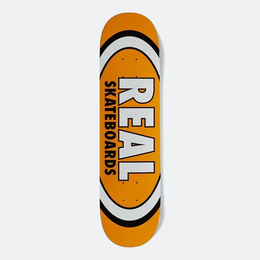 Real Skateboards - Team Classic Oval Skateboard Deck - Orange