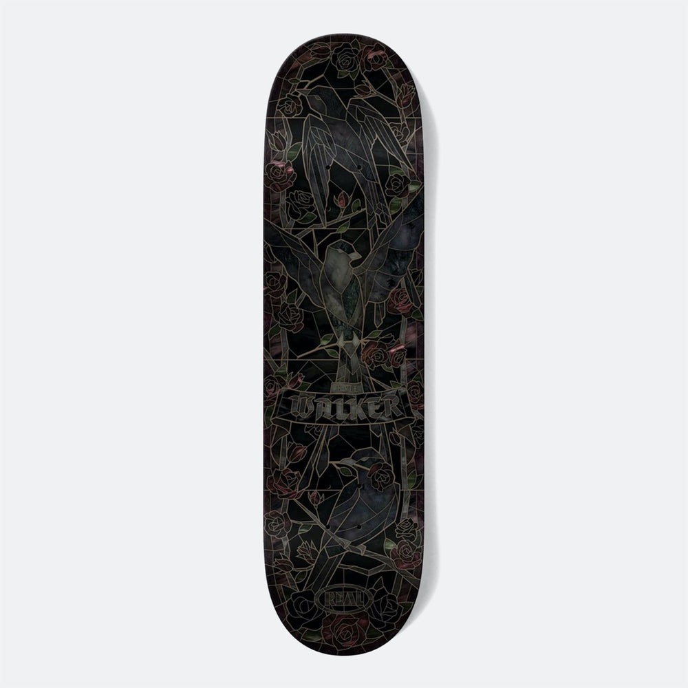 Real Skateboards - 8.38" Kyle Black Sunday Cathedral Deck - Black