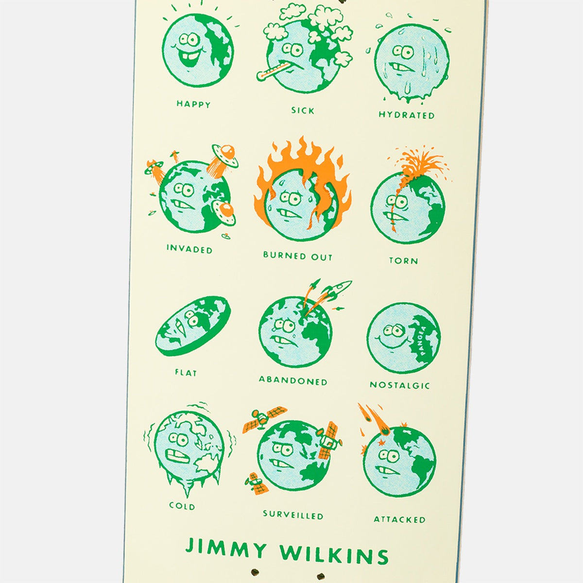 Real Skateboards - 8.5" Jimmy Wilkins How Are You Skateboard Deck