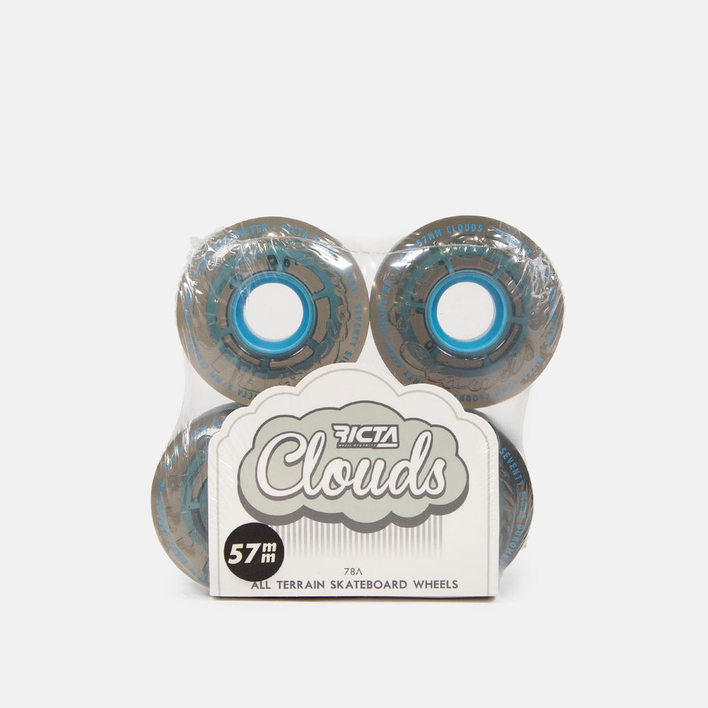 Ricta Wheels - 57mm (78a) Transparent Clouds - Black / Blue