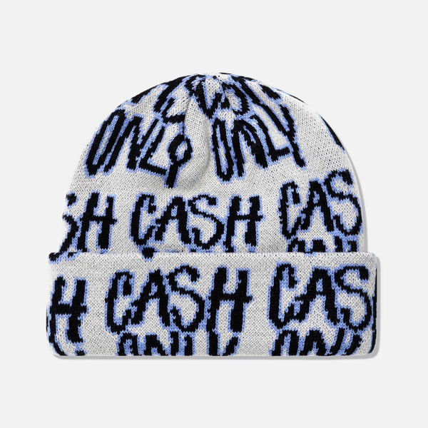 Cash Only - Scratch Beanie - Ash
