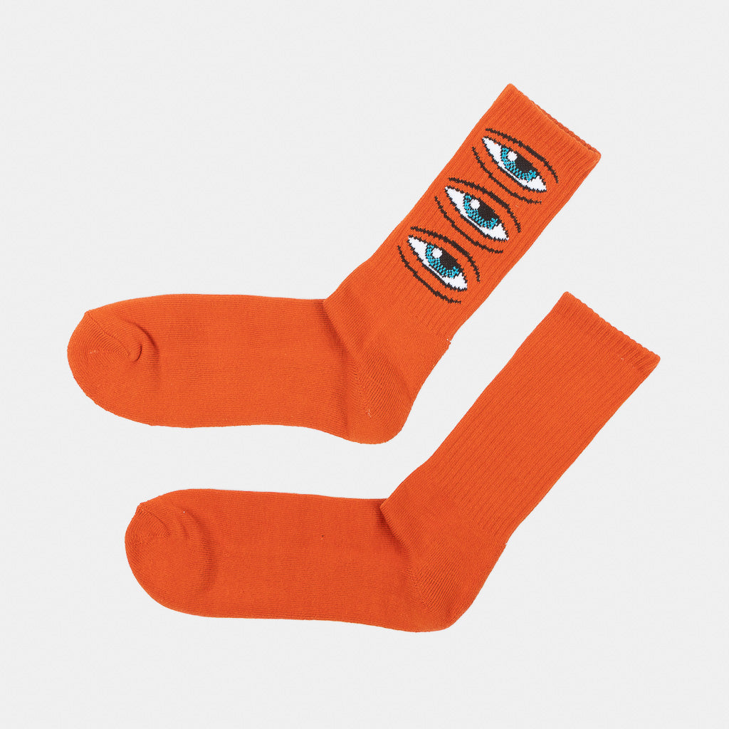 Toy Machine - Eye Stack Socks - Rust