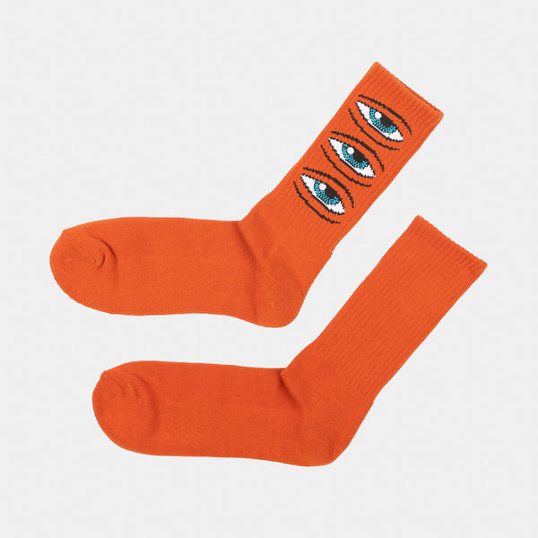 Toy Machine - Eye Stack Socks - Rust
