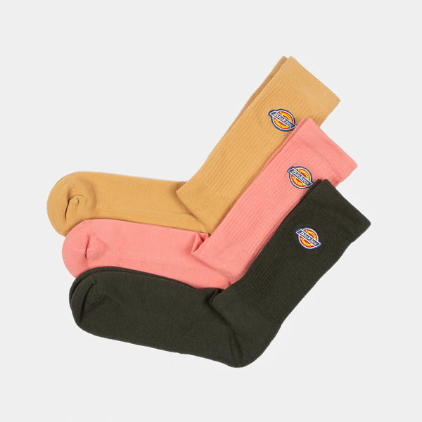 Dickies - Valley Grove (3 Pack) Socks - Deep Depths